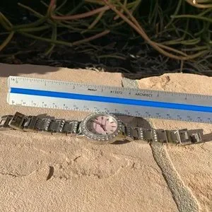 Fossil ES 2189 Crystallized and Pink Watch Fossil | Accessories | Fossil Es 289 Crystallized And Pink  main image 3